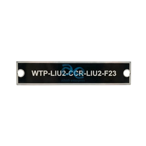 Anodized Aluminum Nameplates