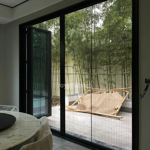 Black Sliding Mosquito Net