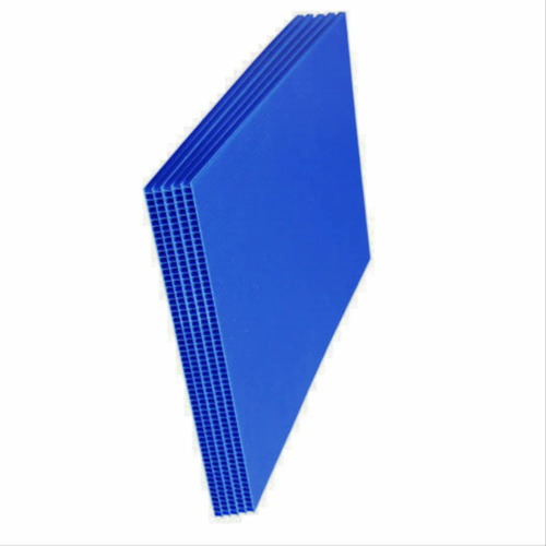 Blue Pp Corrugated Box Sheet