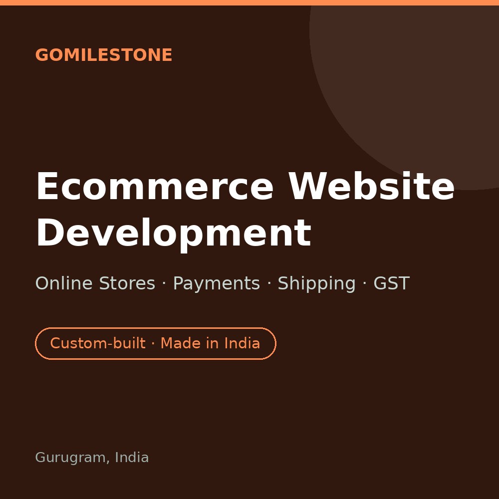 Ecommerce Website Development Services