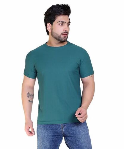 Polyester Plain T Shirt By Shivaay Garments