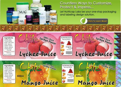 Product Packaging Labels