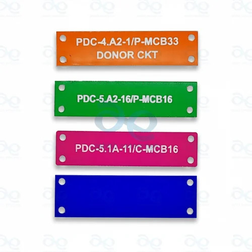 Traffolyte Engraving Name Plate