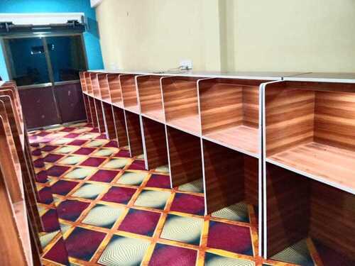 Wooden Library Study Table Without Storage - General Use: Indoor Furniture