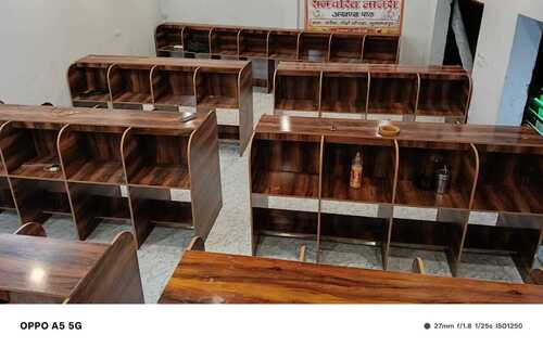 Wooden Library Table and Chair