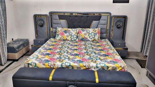 120 Gsm Glace Cotton Bedsheet