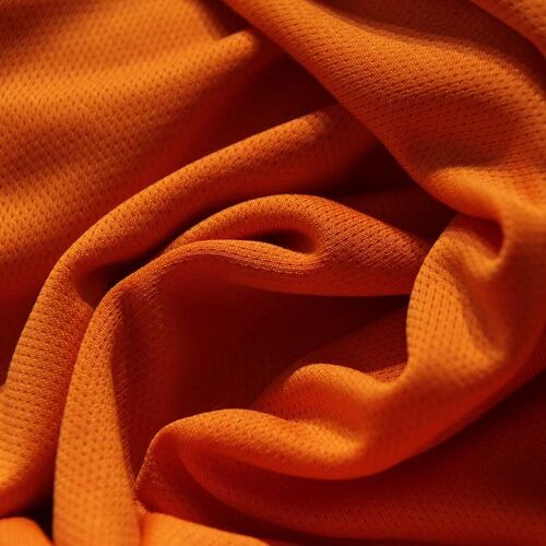 Orange Micro Dot Knitted Fabric