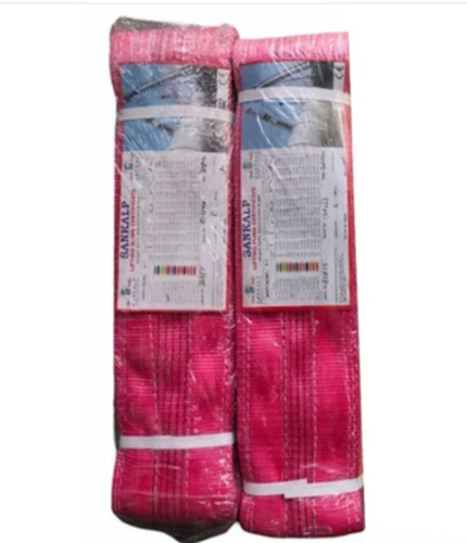 Red Polyester Web Sling Belt
