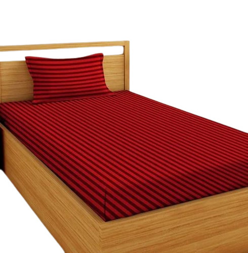 Red Stripes Single Bedsheet