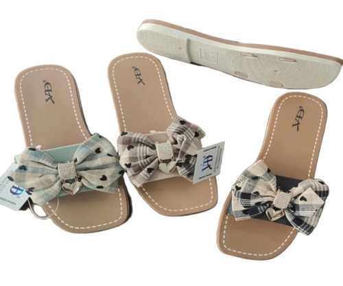 Women Bow Slide Sandals