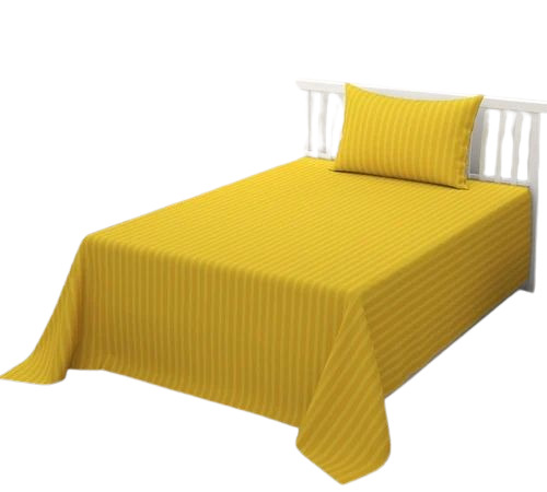 Yellow Stripes Single Bedsheet