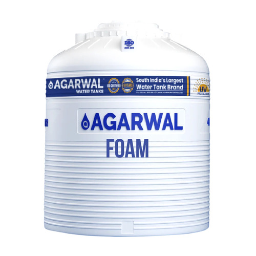 Agarwal 4 Layer Double Foam Roto Mould Water Tank