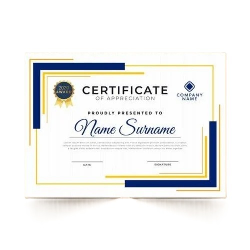 Certificate Printing Services
