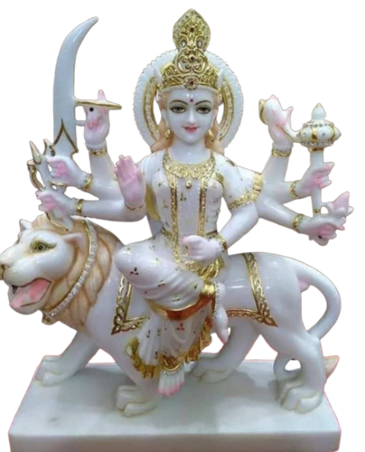 Durga Marble Statue
