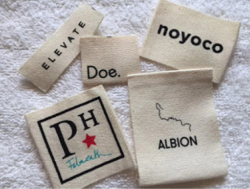 Footwear Products Cotton Printed Label