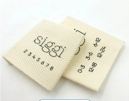 Handmade Clothing Product Cotton Printed Label