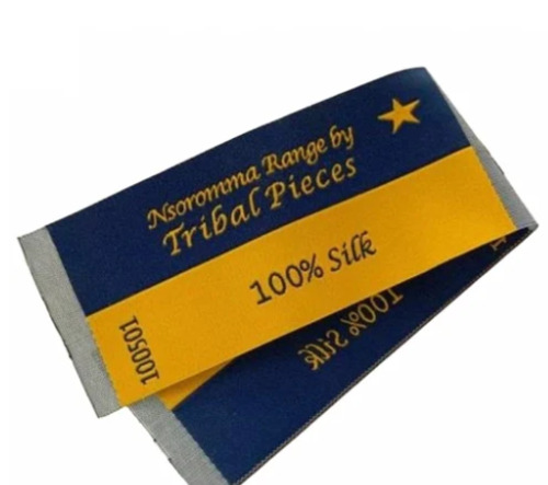 Jeans Satin Printed Label