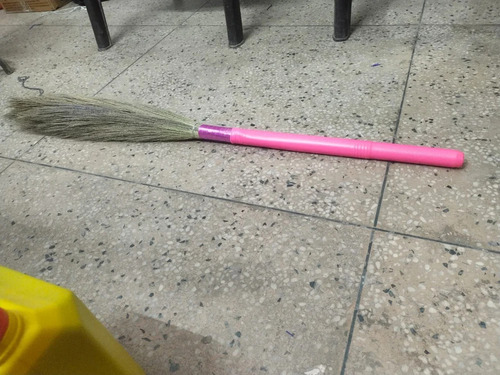 Pink Floor Broom
