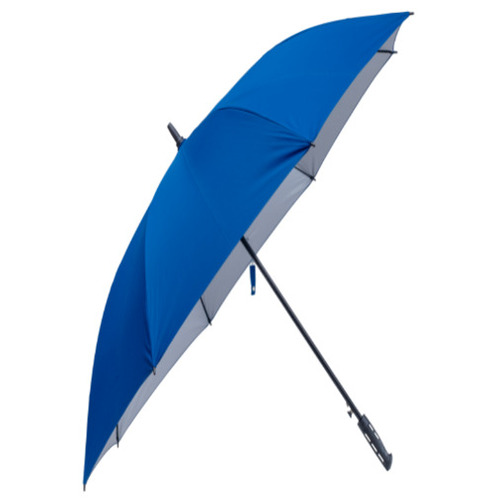 Gents Golf Navy Blue Auto Open UV Protective Stick Umbrella