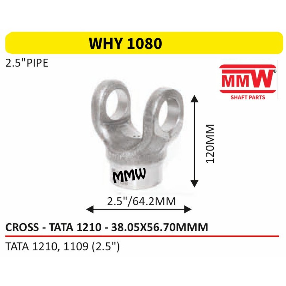 Tata 2515 / 1210 / 1312 Half Yoke (Tube Yoke)
