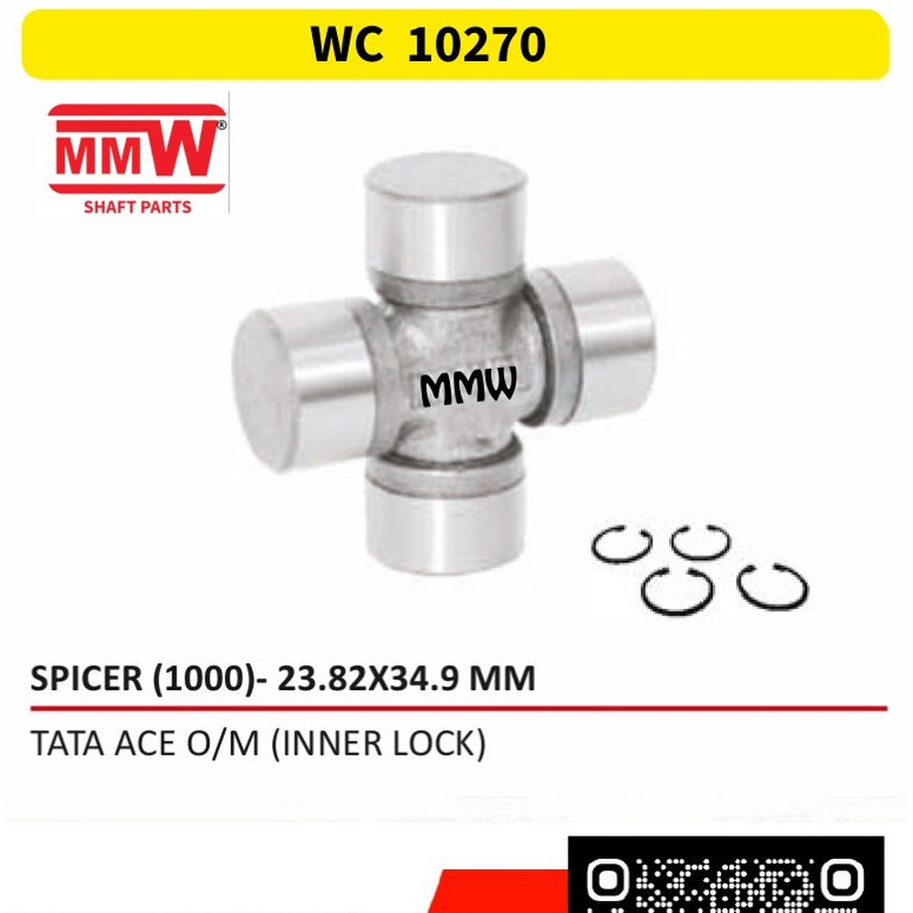 Tata Uj Cross (Universal Joint Cross) - For Use In: Propeller Shaft / Drive Shaft