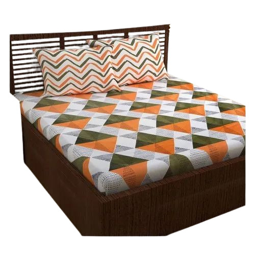 Block Printed Double Bedsheets