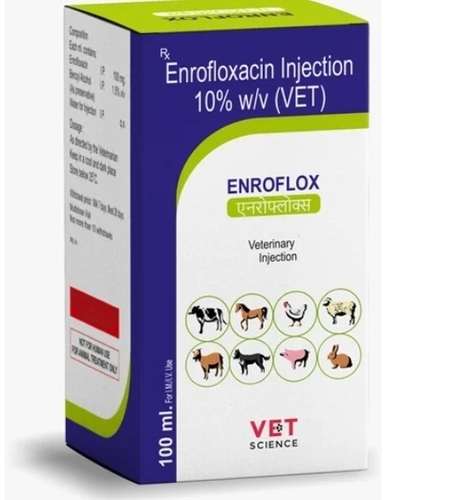 Enrofloxacin 10% W/V Injection