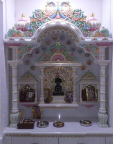 Indian Marble Carved Indoor Temple