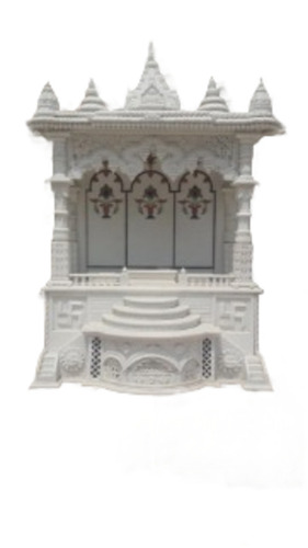 Pure White Makrana Marble Temples