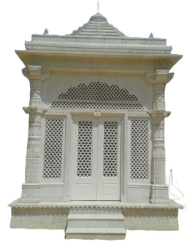 White Marble Stone Outdoor Society Temple