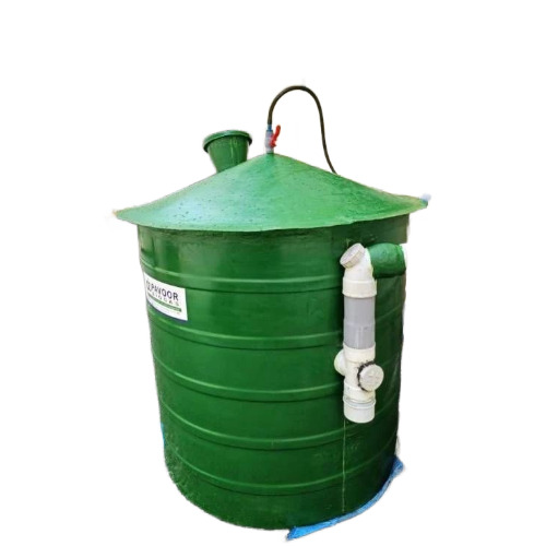 0.75 Cubic Meter Mosquito Free Frp Portable Biogas Plant