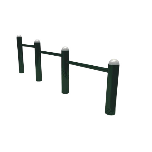 Outdoor Gym Triple Chin Up Bar - Frame Material: Mild Steel