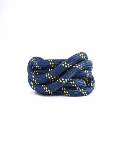 Polyester Blue Yarn Shoelaces