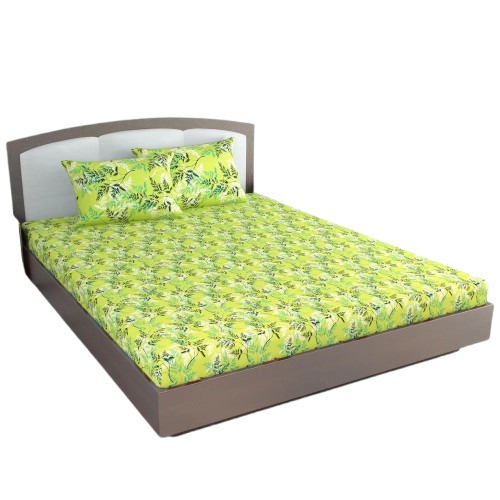 Printed Cotton Double Bed Sheet Set