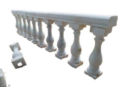 White Marble Railing Balustrade