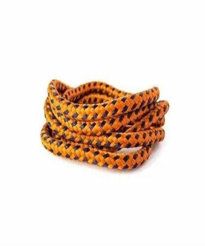 Yellow Polyester Sports Shoelaces