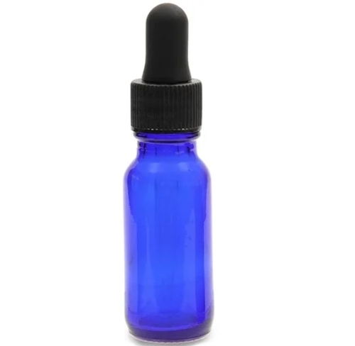 10ml Blue Glass Dropper Bottle