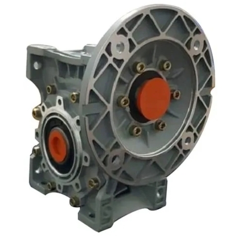 Aluminum Worm Gear Box - Color: Blue