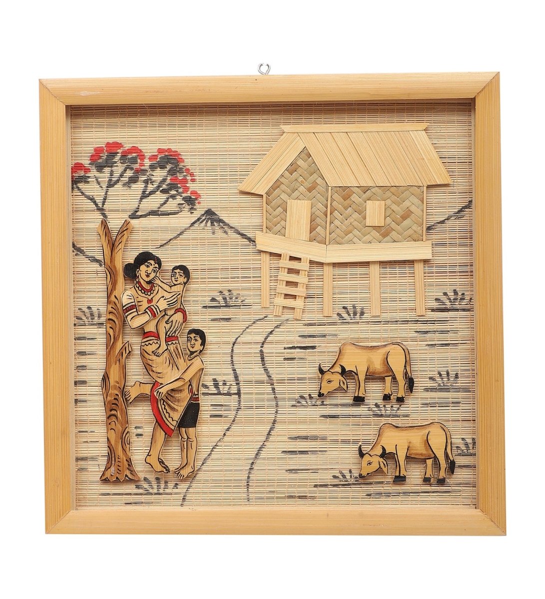 bamboo wall hanging