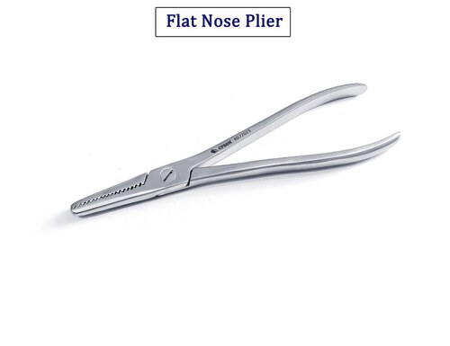 Orthopedic Flat Nose Plier - Application: Hospital And Clinical Use
