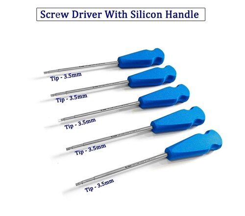Orthopedic Screwdriver With Silicone Handle