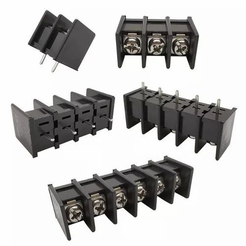 Black Electric Barrier Connector