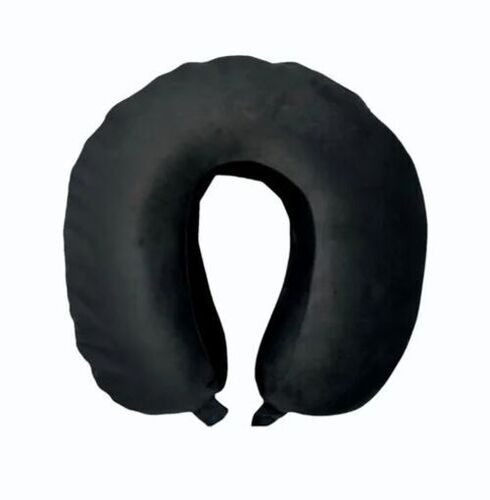 Black U Shaped Travel Neck Pillow