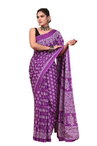 Ladies Printed Cotton Saree