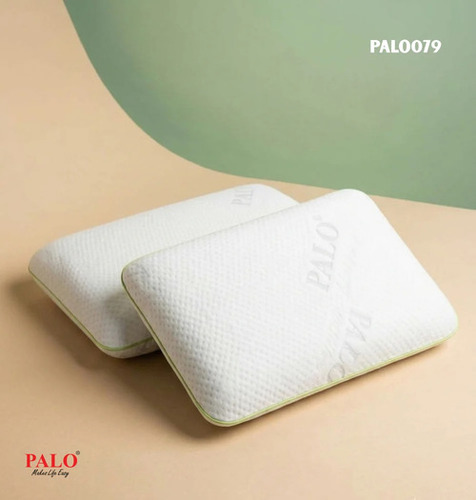 Memory Foam White Rectangular Pillow