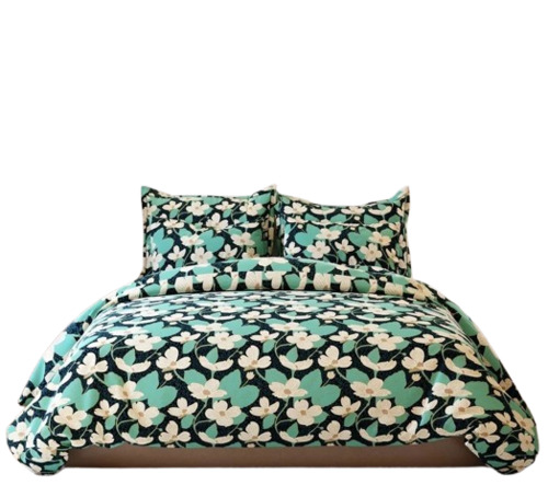 Quick Dry Glace Cotton Double Bedsheet
