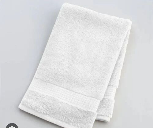 Rectangular Hotel White Hand Towel