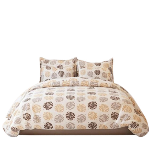 Wrinkle-Resistant Glace Cotton Double Bedsheets