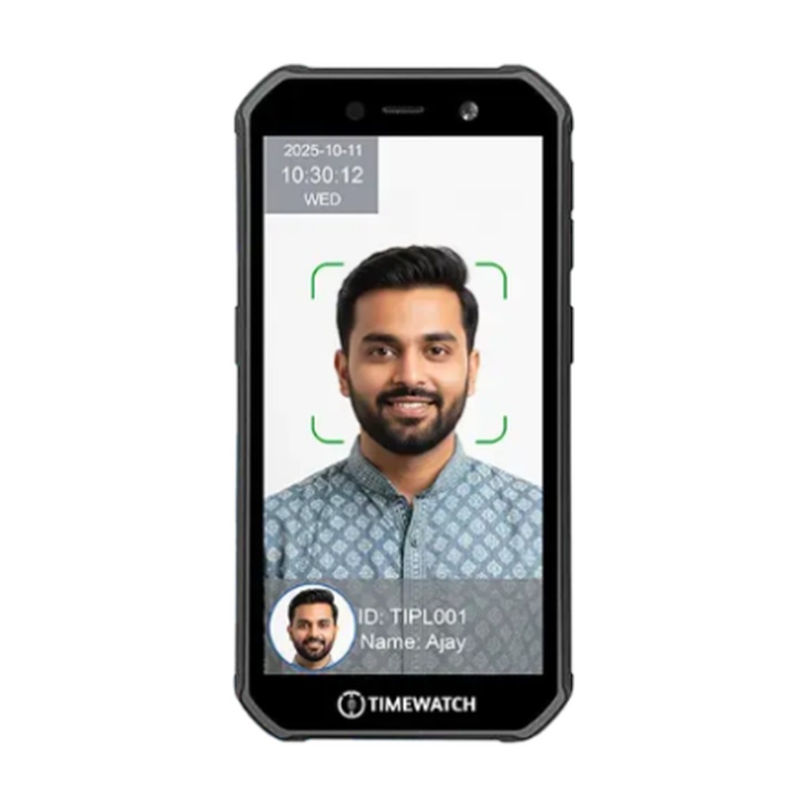 Timewatch Ai-Face-T7Hd Handheld Face Recognition Attendance Device 4G Gps Ip68) - Data Capacity: 5000/20000