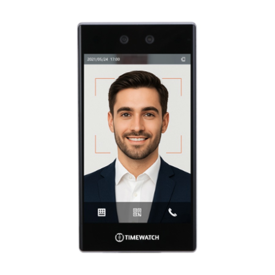 Timewatch Trueface1L 8 Inch Face Recognition Terminal 100000 Users - Data Capacity: 1